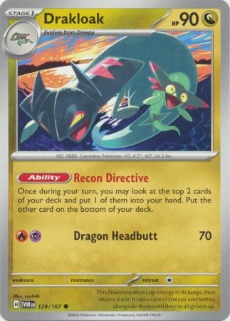 Drakloak - 129/167 Twilight Masquerade - Common
